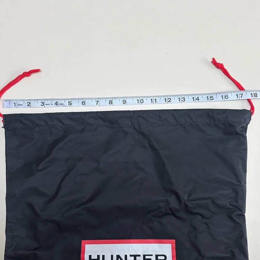 🆕 HUNTER Black Drawstring Bag 17.5” X 20”